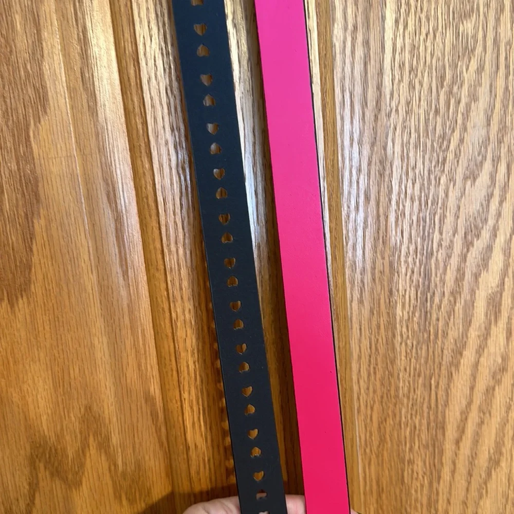 Cat & Jack Set of two Girl’s large belts. Dark brown belt is reversible …